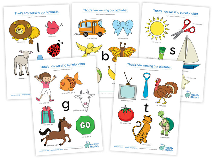 Our Alphabet - printable sheet