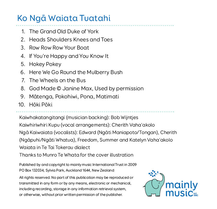 Ko Ng Waiata Tuarua mp 3 for centres